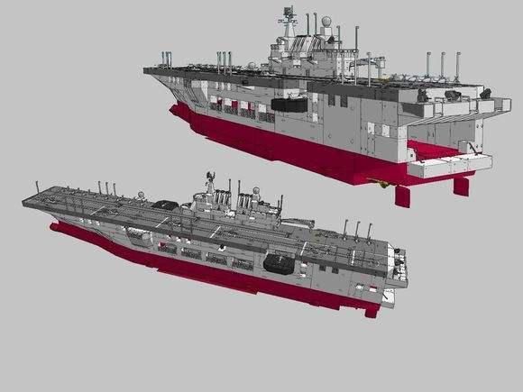 中國081型兩棲攻擊艦，探索強大海軍力量的新紀元，中國海軍新紀元，探索強大的兩棲攻擊艦——中國081型亮相于世