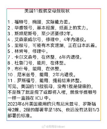 美國(guó)11艘航母現(xiàn)狀，全球海軍力量的巔峰之作，美國(guó)11艘航母全球海軍力量的巔峰現(xiàn)狀揭秘