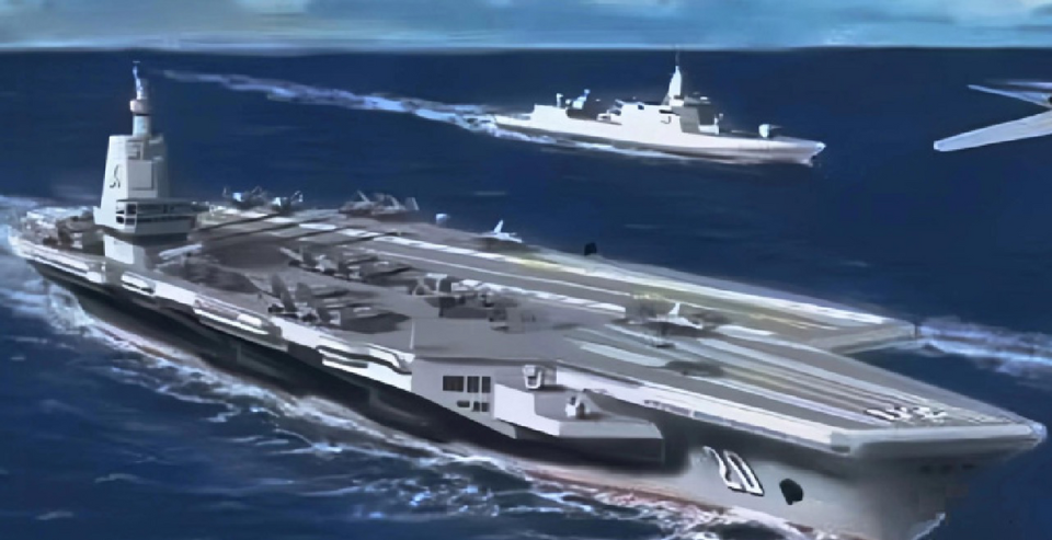 揭秘中國海軍的驕傲，004航母，揭秘中國海軍新星，004航母的榮耀